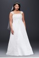 A-Line Plus Size Wedding Dress with Cap Sleeves  Collection 9V9010