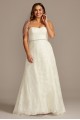 Allover Lace Plus Size A-Line Wedding Dress  Collection 9WG3805