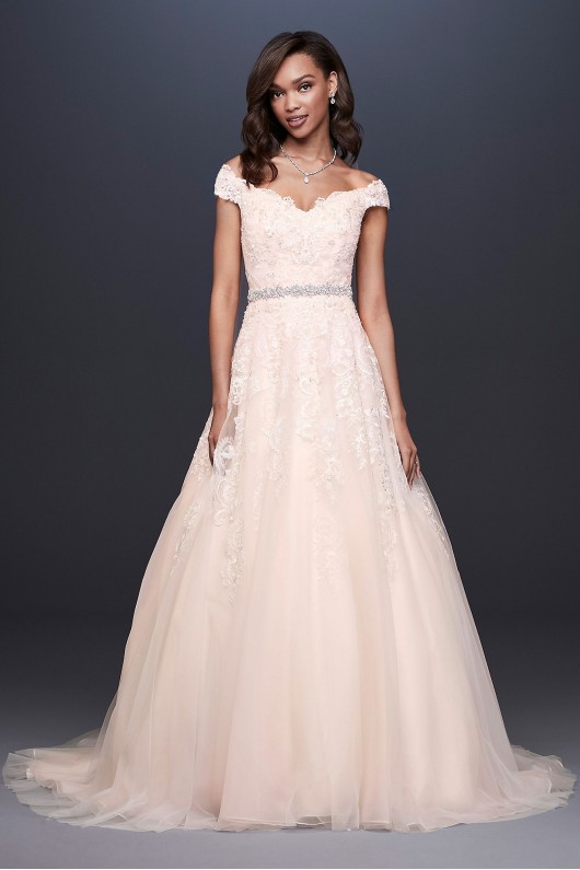 Applique Off-the-Shoulder Ball Gown Wedding Dress  Collection 4XLWG3940