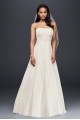 Beaded Chiffon Wedding Dress with Empire Waist  Collection 4XLNTV9743