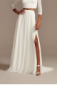 Chiffon Wedding Separates Circle Skirt with Slit DB Studio DS150827