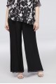 Chiffon Wide-Leg Pants with Waist Tie Alex Evenings 532071