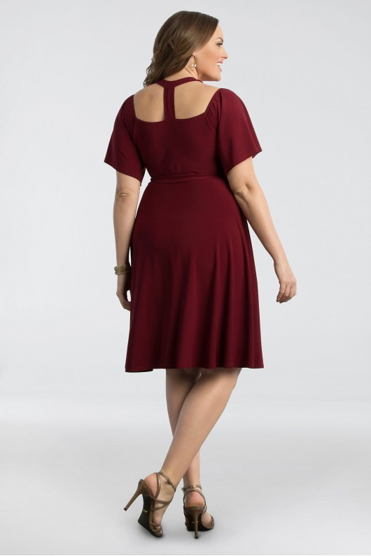 Elise Flutter Plus Size Dress Kiyonna 15162203