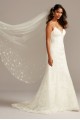 Floral Lace Applique Spaghetti-Strap Wedding Dress  Collection WG3981