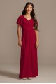 Flutter Sleeve Mesh Junior Bridesmaid Dress  JB9902