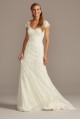 Hand Beaded Lace Cap Sleeve Wedding Dress Melissa Sweet MS251206