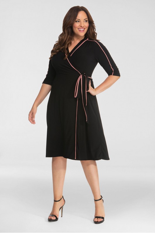 Harper Plus Size Wrap Dress Kiyonna 13182204