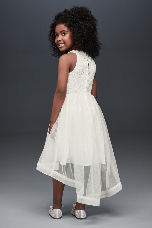 High-Low Lace and Tulle Flower Girl Dress Speechless SC436D02H908