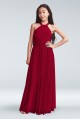 High Neck Mesh Junior Bridesmaid Dress  JB9891