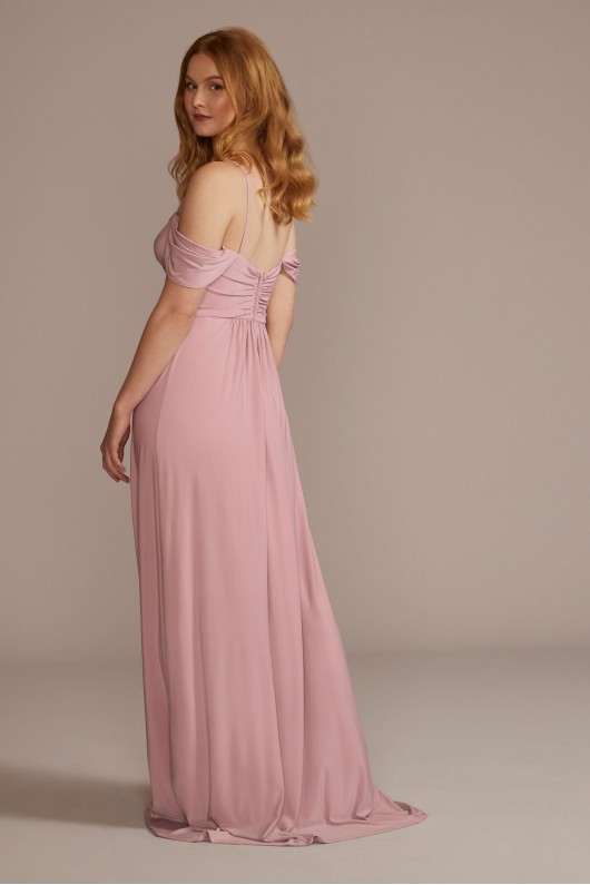 Jersey Twist Knot Empire Waist Bridesmaid Dress David&#039;s Bridal F20537