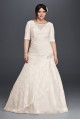 Lace Plus Size Wedding Dress with Elbow Sleeves  Collection 4XL9SLYP3344