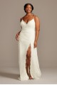 Leaf Pattern Lace A-Line Plus Size Wedding Dress Melissa Sweet 8MS251220