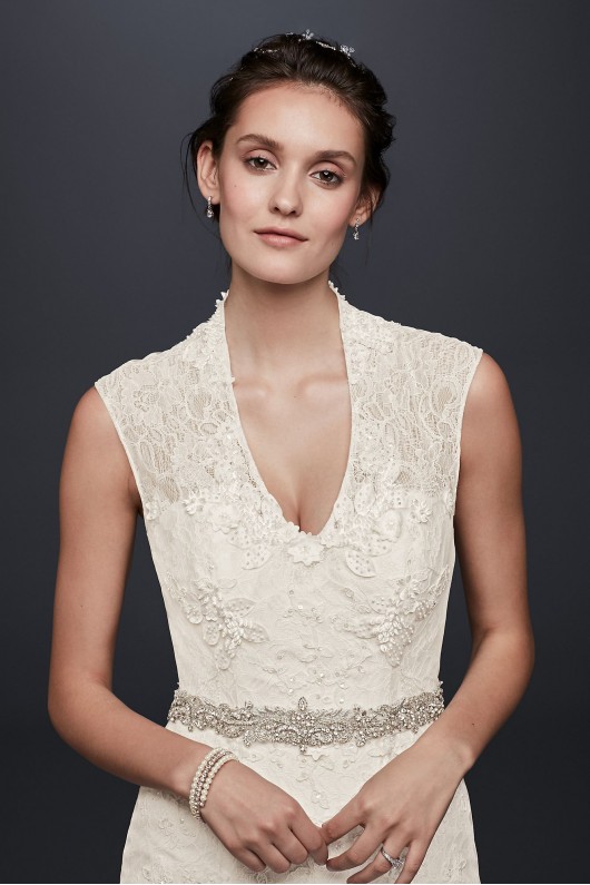 Melissa Sweet Cap Sleeve Lace Wedding Dress Melissa Sweet MS251005