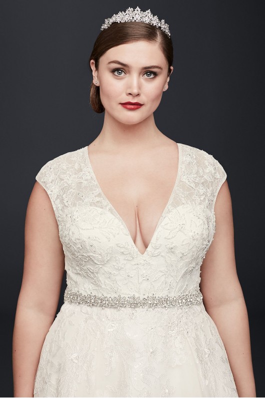  Plus Size Ball Gown Wedding Dress  8CWG748