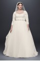  Plus Size Beaded Lace Wedding Dress  4XL8CWG731