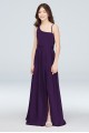 One Shoulder Junior Bridesmaid Dress with  Sash JBVW0215