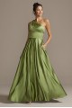 One Shoulder Satin Strappy Back Ball Gown Blondie Nites 2025BN