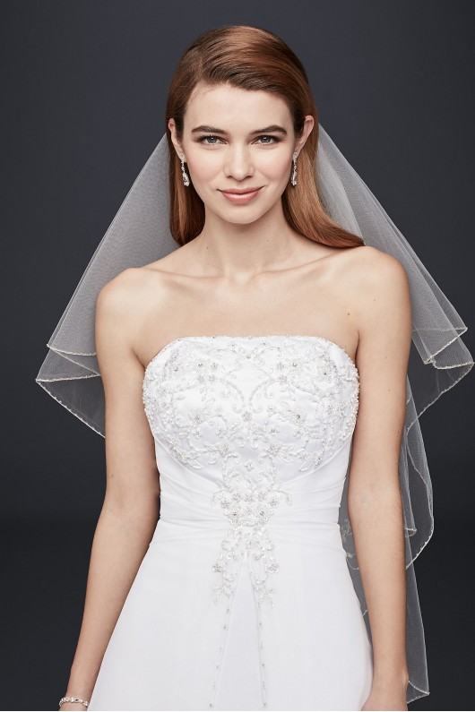 Petite Split Front Wedding Dress with Cap Sleeves  Collection 7NTV9010