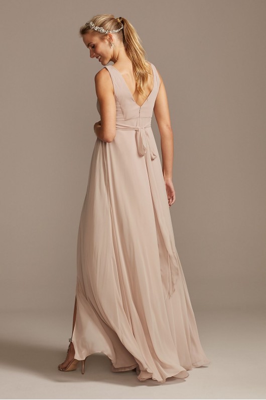 Pleated Tank Chiffon Maternity Bridesmaid Dress  F20166