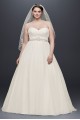 Plus Size Sweetheart Strapless Tulle Wedding Dress  Collection 4XL9WG3802