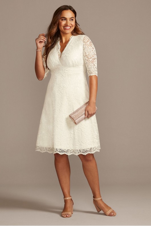 Plus Size Wedding Belle Short Dress Kiyonna DB19150905