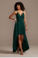 Scalloped Crepe High-Low Spaghetti Strap Dress Speechless C39811DDNE