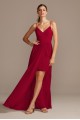 Spaghetti Strap Chiffon Overskirt Bridesmaid Dress  F20077