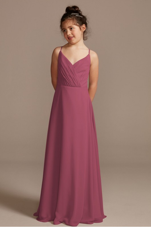 Spaghetti Strap Full Skirt Junior Bridesmaid Dress  JB9918