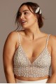 Spaghetti Strap Plus Size Wedding Separates Top DB Studio 9DS150791