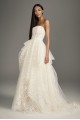 Stencil Sequin Petite Ball Gown Wedding Dress 7VW351487