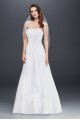 Strapless Chiffon Tall Wedding Dress with Drape  Collection 4XLV9409