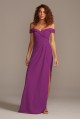 Stretch Crepe Off-the-Shoulder Bridesmaid Dress  F20106