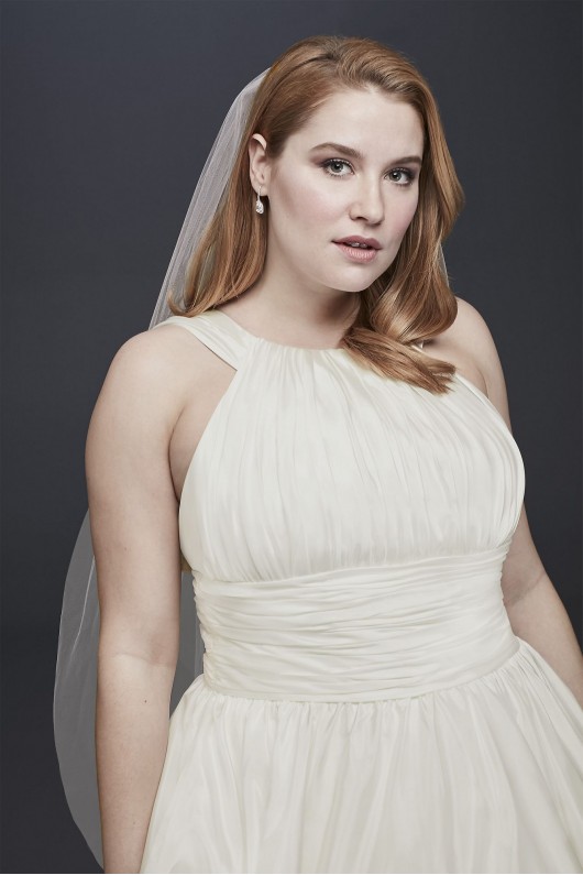 Taffeta Plus Size Ball Gown Wedding Dress  Collection 9OP1279