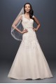 Tulle Cap Sleeve Petite Mermaid Wedding Dress  Collection 7WG3911