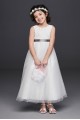 Tulle and Lace Flower Girl Dress with Heart Cutout  RK1384