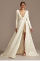 Two Piece Wedding Romper and Over Dress Set  SWG869