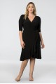 Whimsy Plus Size Wrap Dress Kiyonna 11122201