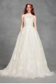 Illusion Floral Wedding Dress VW351426