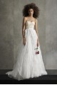 Lace Cascade Wedding Dress VW351502