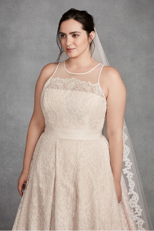 Macrame Plus Size Wedding Dress 8VW351400