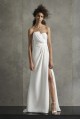 Pleated Bow Wedding Dress VW351558