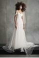 Soft Net Halter Wedding Dress VW351510